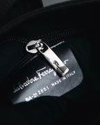 "Salvatore Ferragamo" 00’s canvas hobo shoulder bag