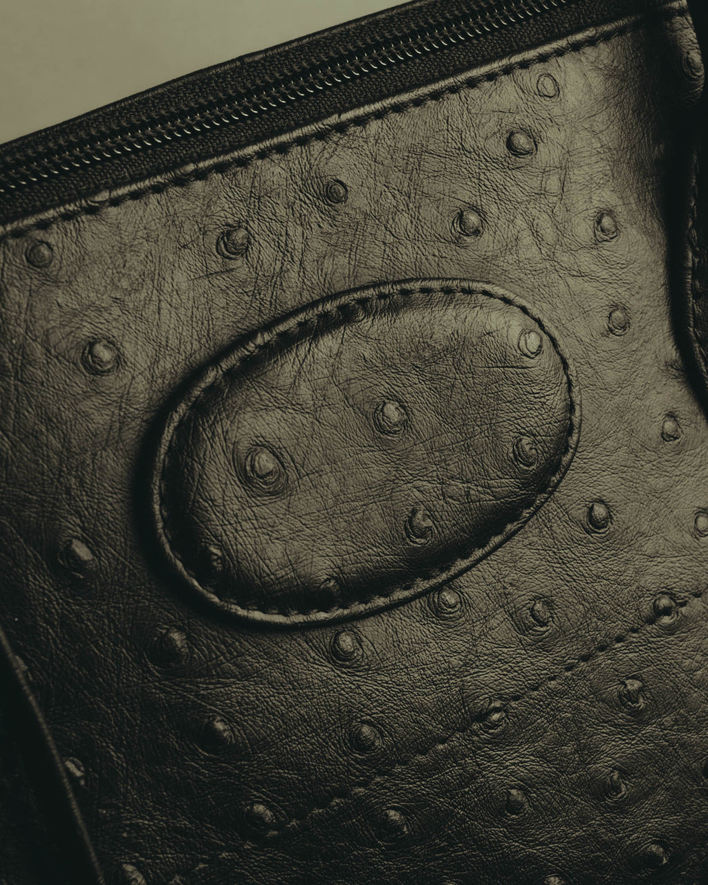 “Pierre Cardin” 80’s-90’s Ostrich leather top handle bag