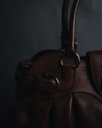 "Salvatore Ferragamo" 00’s Soft gathered gancini top-handle bag