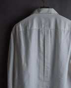 "Christian Dior" Diamond pattern woven metal button shirt