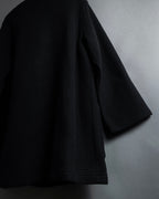 "Salvatore Ferragamo" 90's-00's Gancini motif design box silhouette jacket