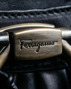 "Salvatore Ferragamo" Gancini motif leather one-handle bag