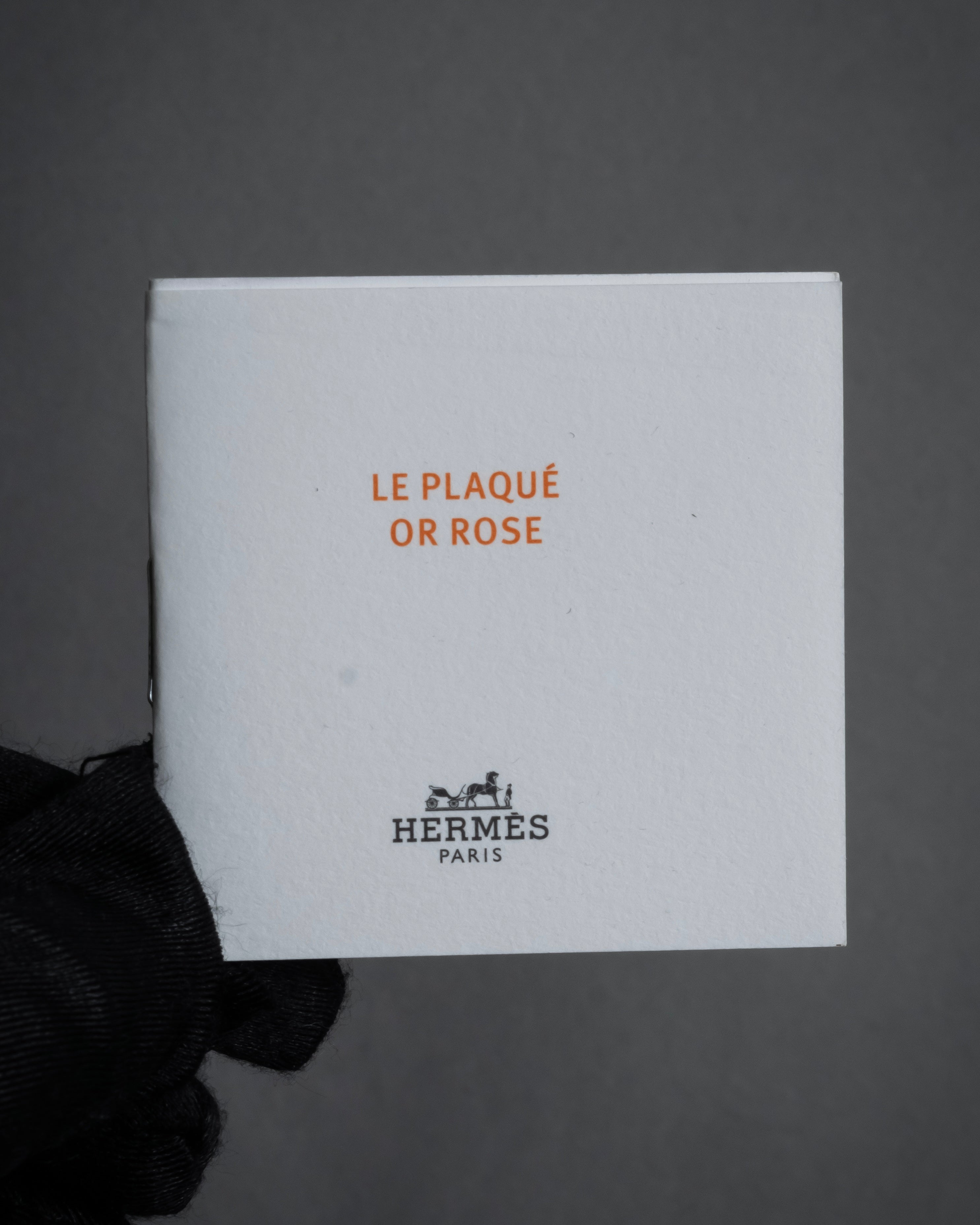 "HERMES" Chaine d'Ancre motif studs leather bracelet