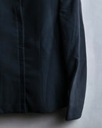 "PRADA" Waist shaped zipper jacket