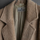 "FIODELLA RUBINO" Brushed beige double breasted chester coat