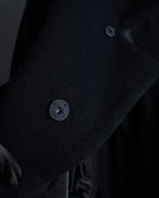 "ISSEY MIYAKE PLANTATION" Minimalist design A-line stand collar coat