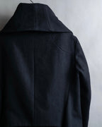 "HELMUT LANG" Short length wool riders jacket
