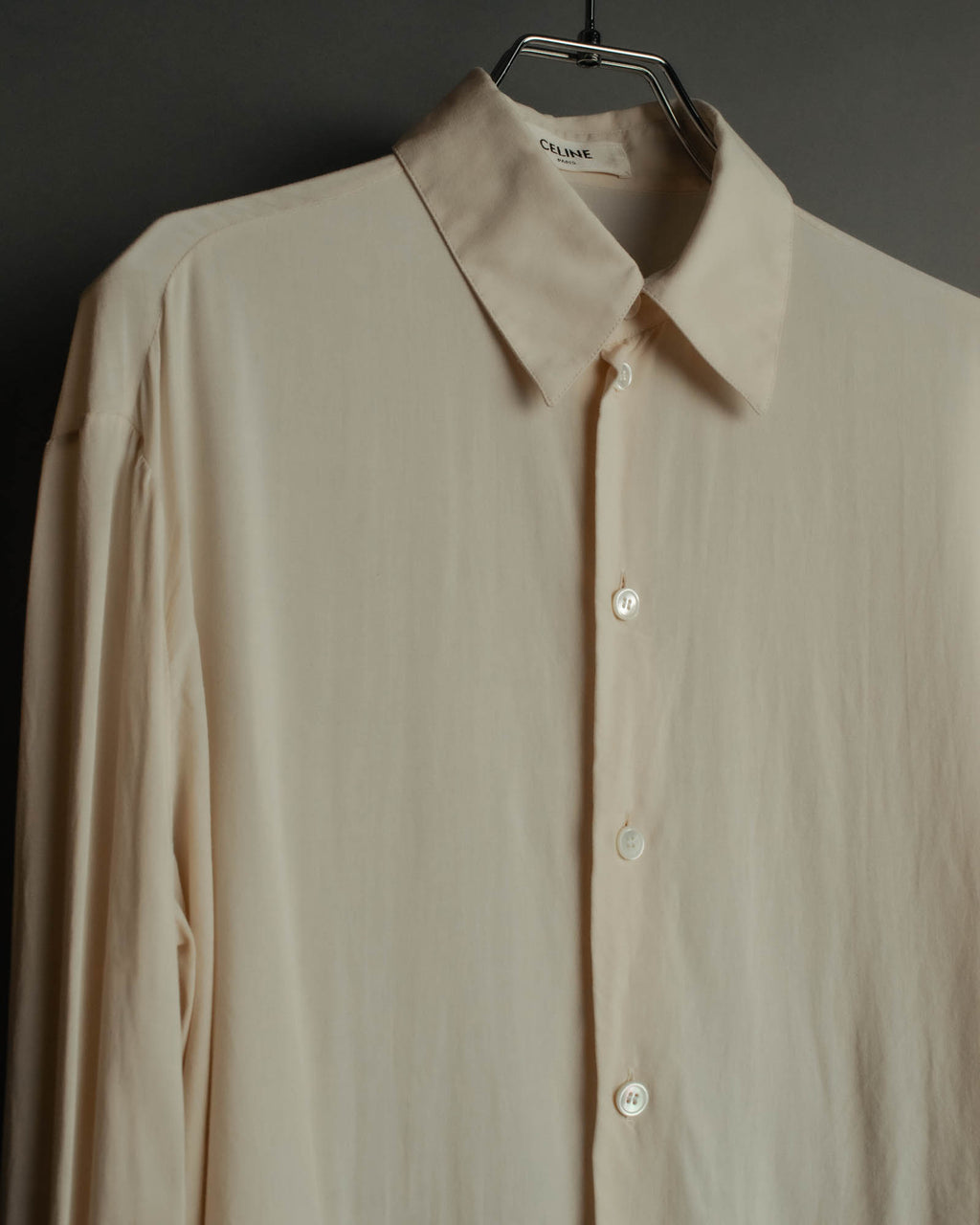 “CELINE” 2019-2024 Short length viscose shirt