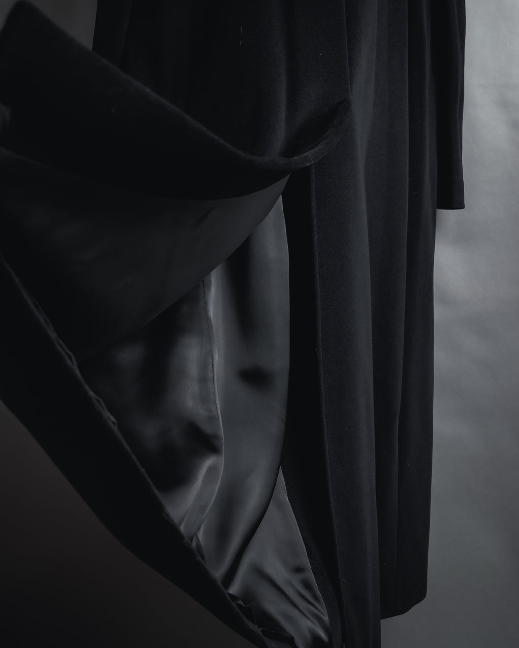 "Max Mara" 90’s-00’s Stand collar belted coat