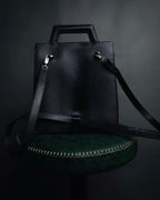 "Salvatore Ferragamo" 90’s structured gancini 2way top handle bag