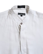 VINTAGE/ Band Collar Oversized Drape Shirt