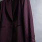 "GIANFRANCO FERRE" Striped peak lapel 1 button tailored jacket