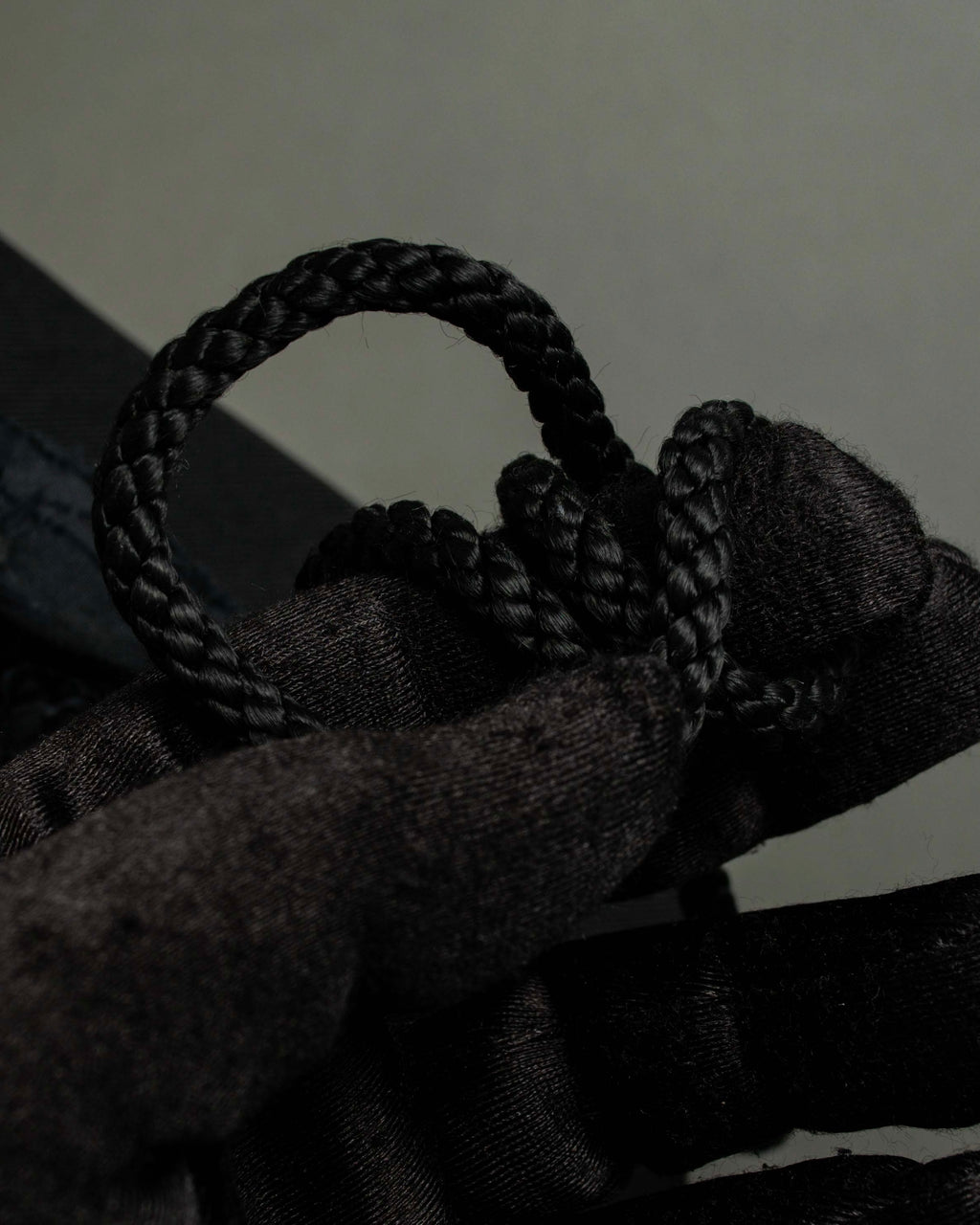 "Christian Dior Boutique Paris" Large flower motif design rope shoulder bag