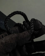 "Christian Dior Boutique Paris" Large flower motif design rope shoulder bag