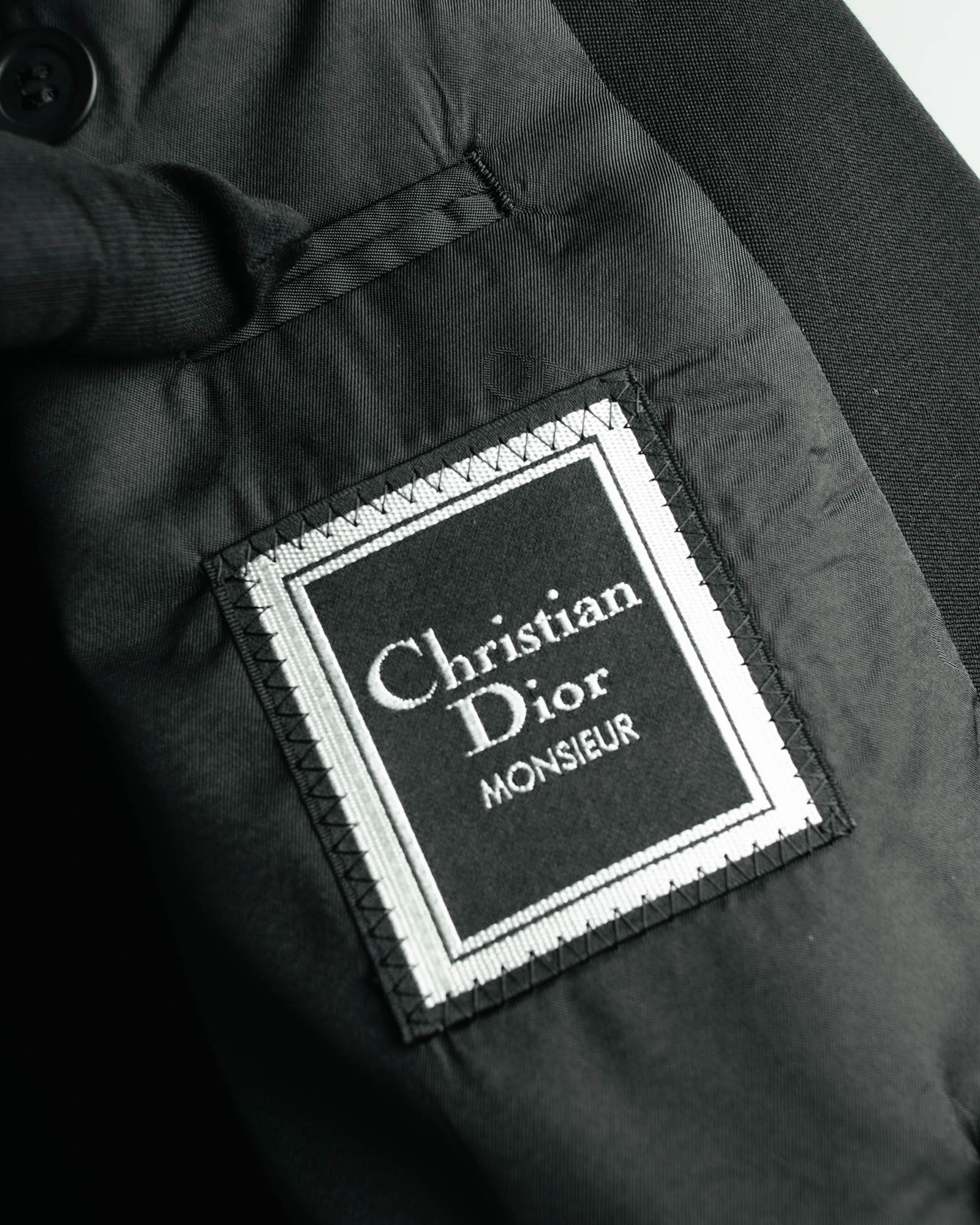 "Christian Dior" 90's Classic double breasted wool suit