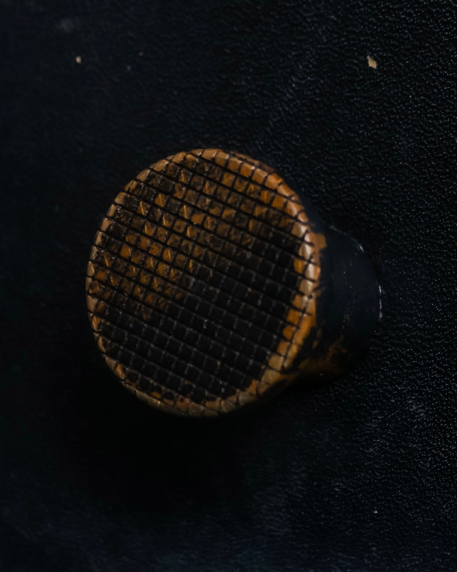 "GUCCI" Vintage gold metal fittings mini doctor bag