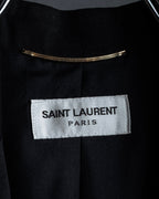 "Saint Laurent Paris" Modern tailcoat design jacket