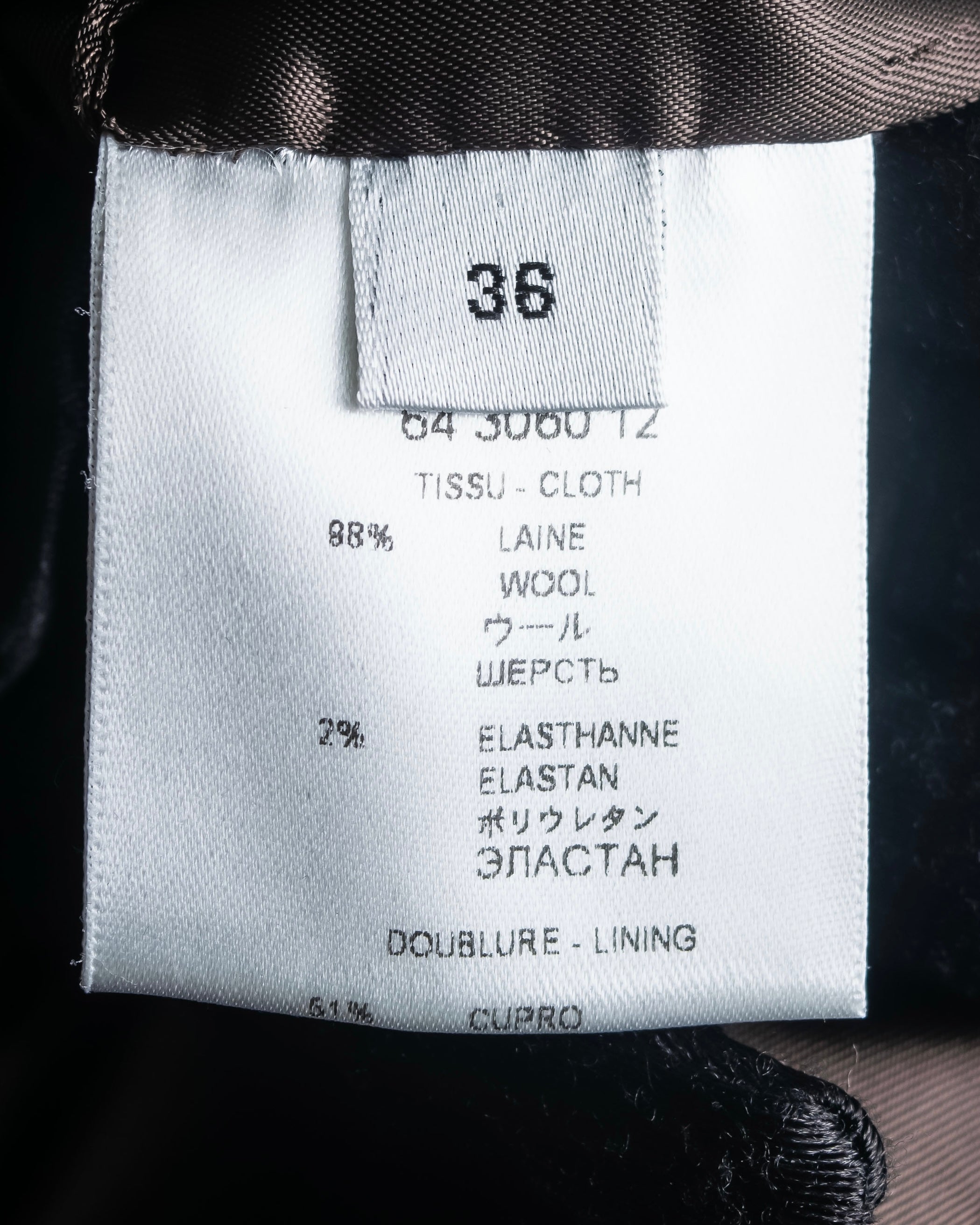 "GIVENCHY" Military patch pocket detail tailored jacket