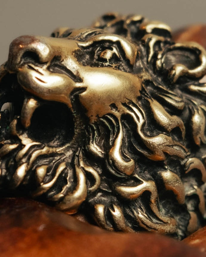 “GUCCI” 2010’s-20’s lion head sculptural ring
