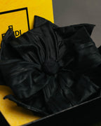 "FENDI" 90's-00's Sculptural fabric flower brooch