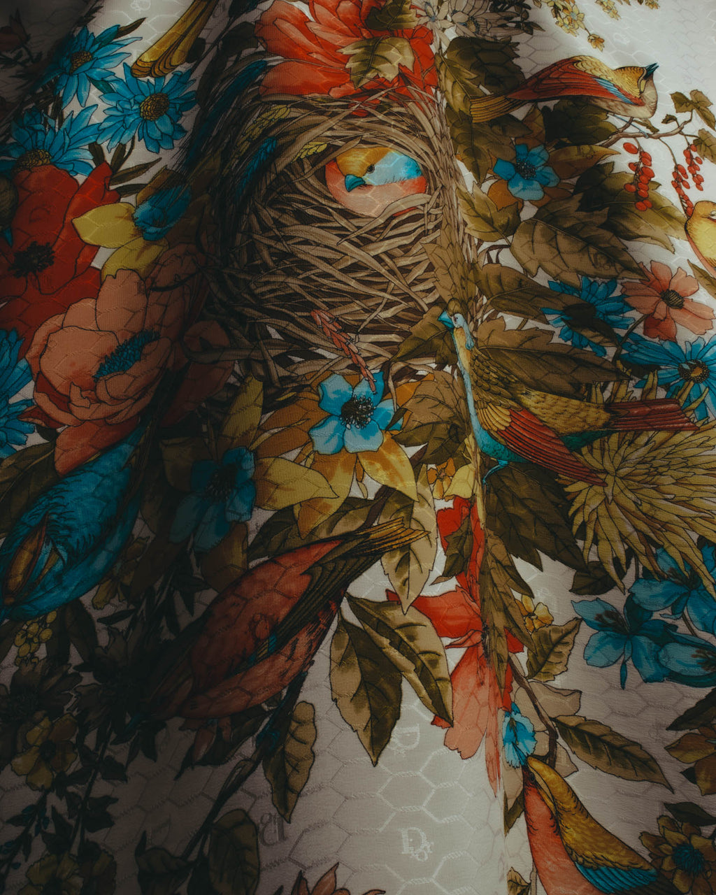 "Christian Dior" 80's-90's Elegant silk scarf