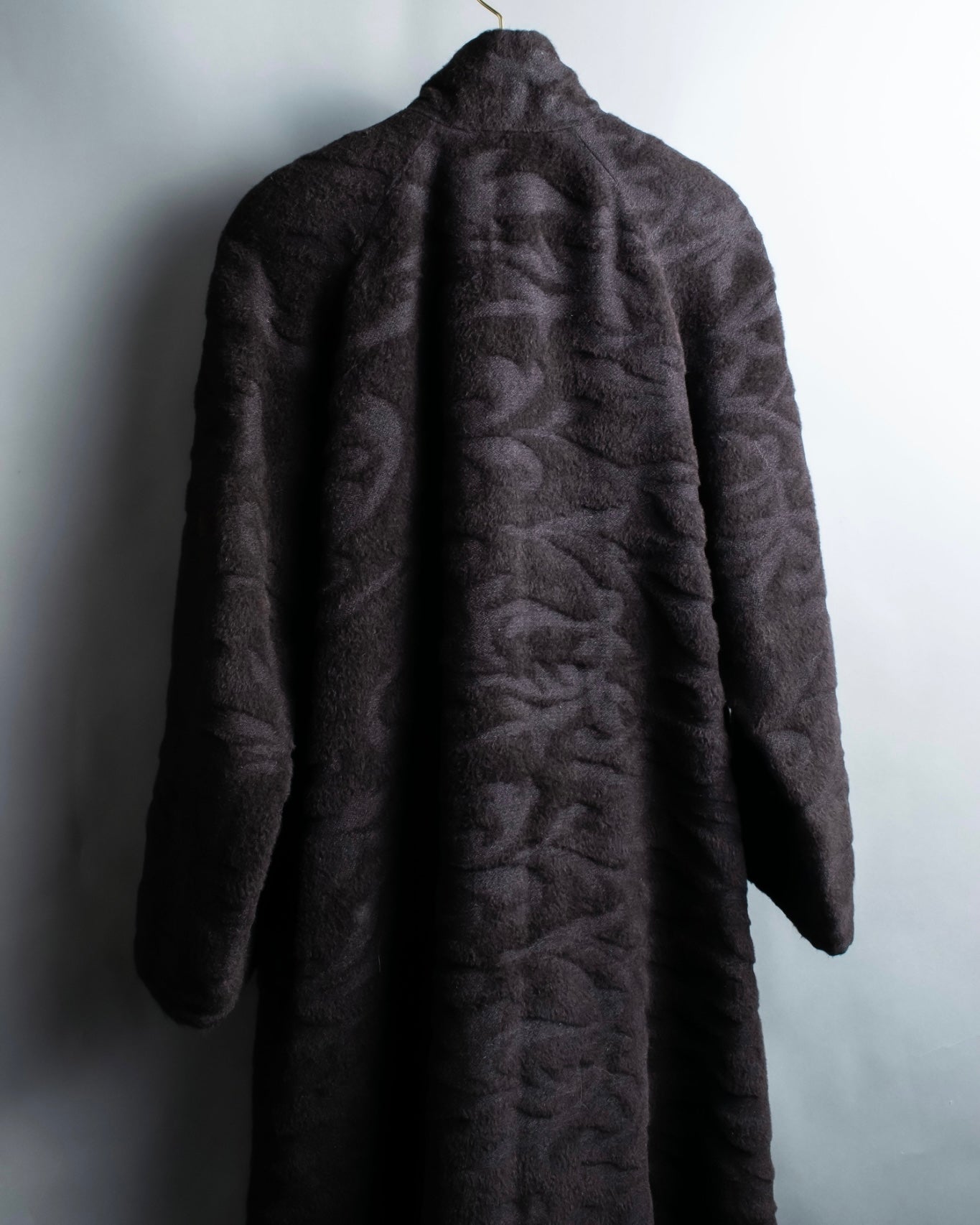 100% Vintage alpaca luxury long raglan coat
