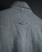 "THOM BROWNE" Micro patterned button-down shirt