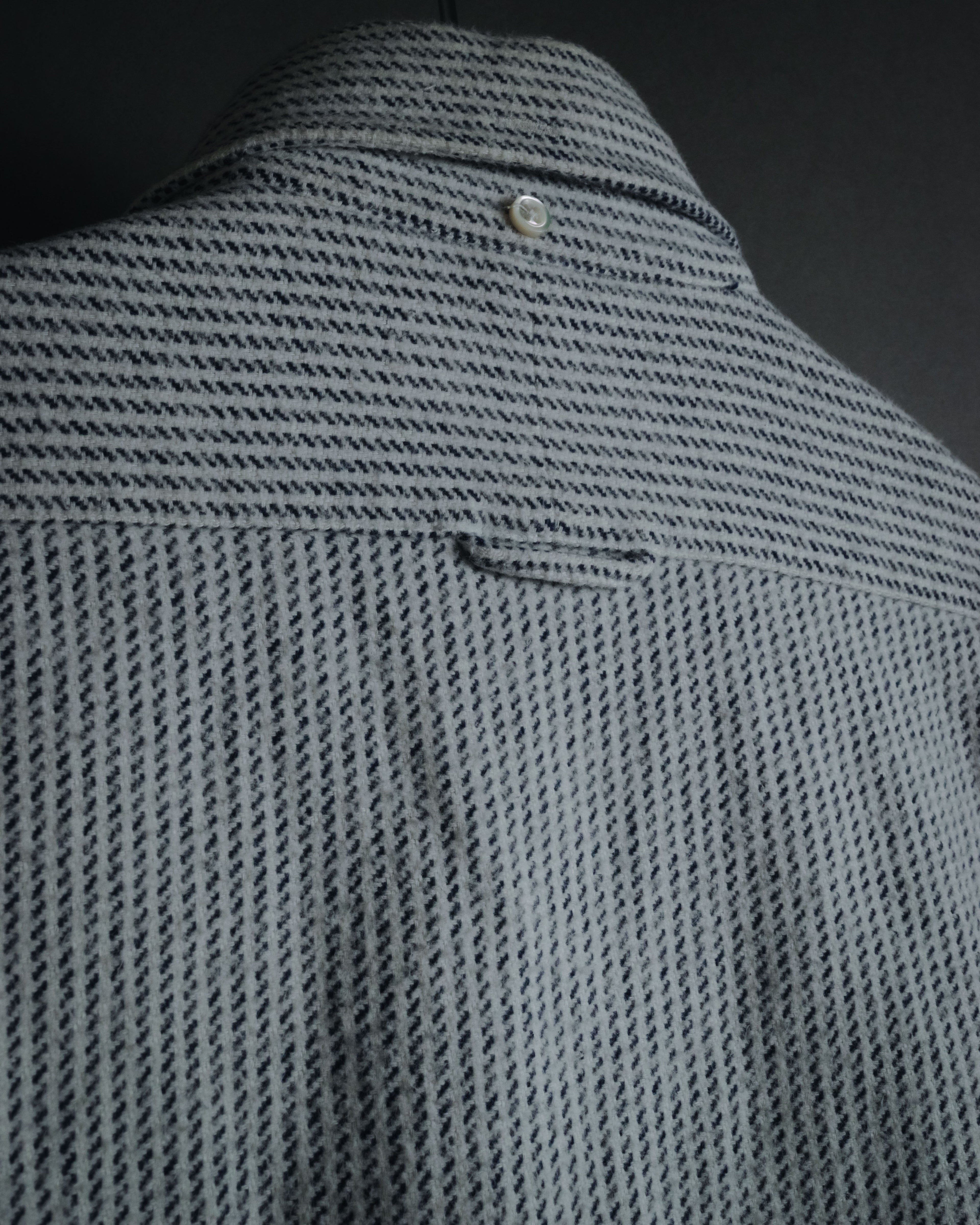 "THOM BROWNE" Micro patterned button-down shirt