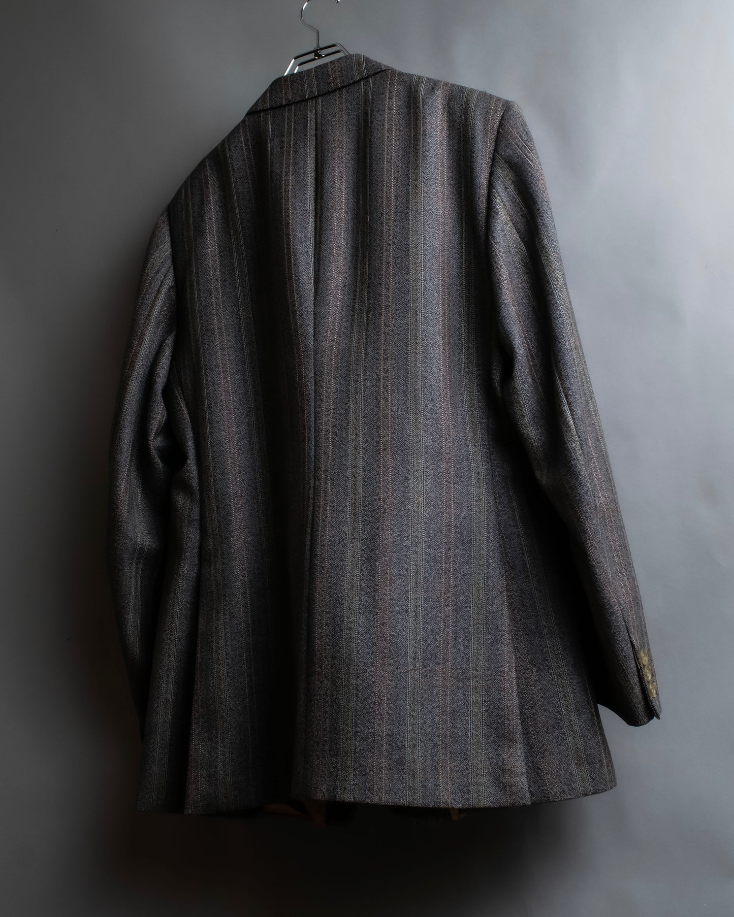 "CHRISTIAN DIOR MONSIEUR"
Multi color striped oversized tailored jacket