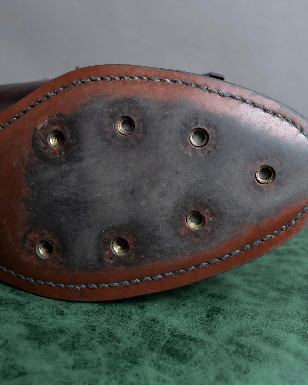 "Johnston & Murphy" Logo engraved fringe design leather shoes