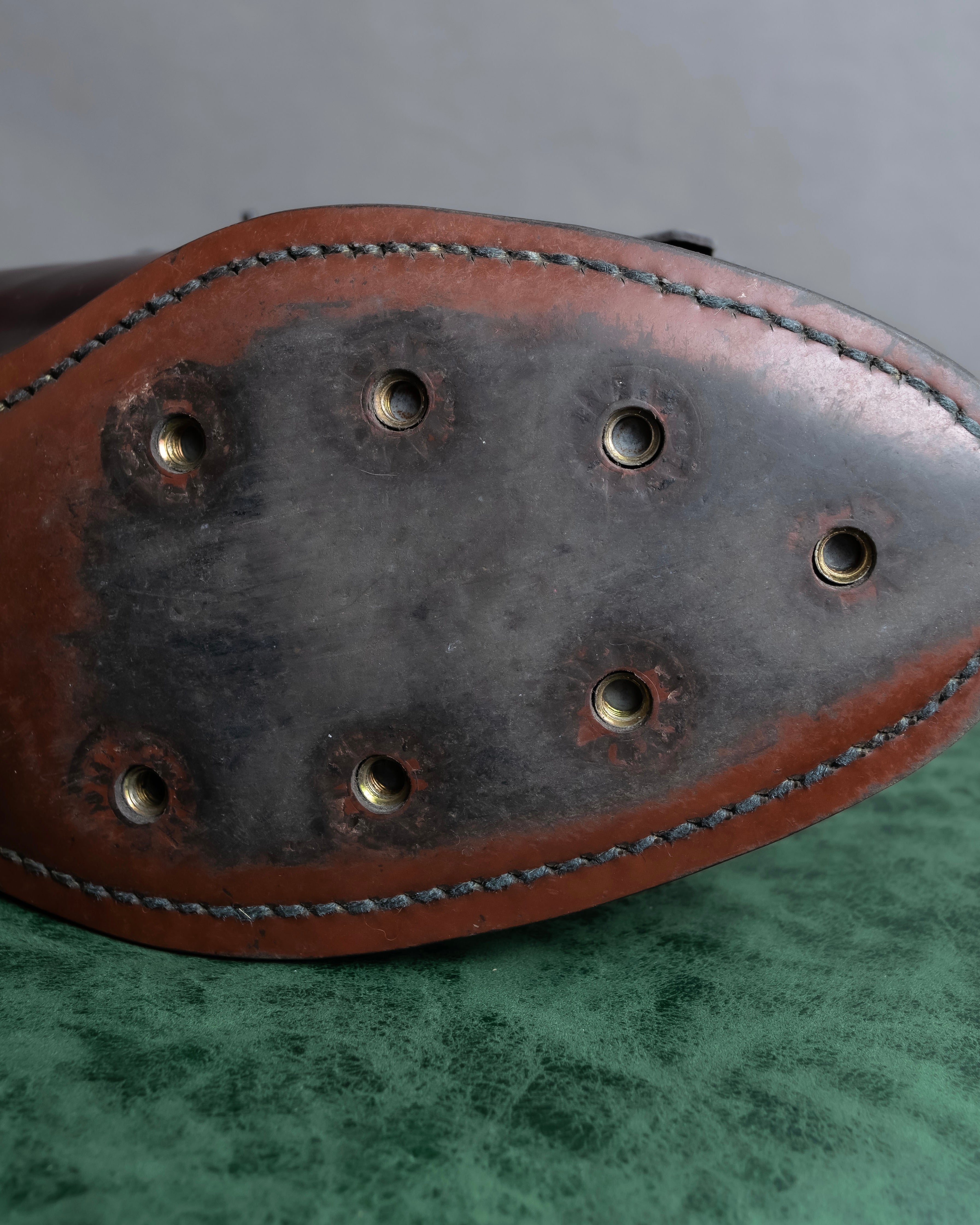 "Johnston & Murphy" Logo engraved fringe design leather shoes