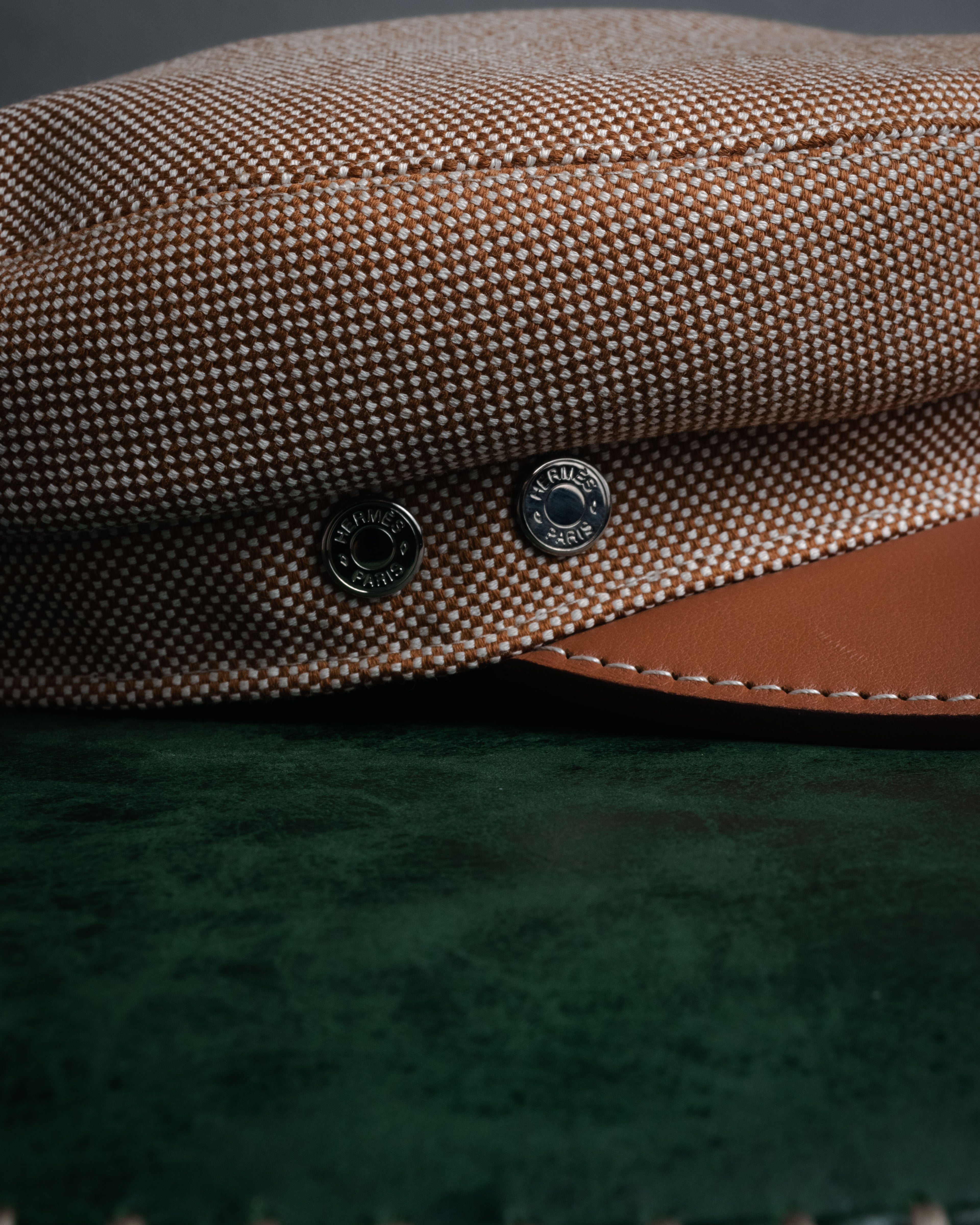 -SPECIAL- “HERMÈS” 2015-2022 leather visor casquette