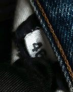 "GUCCI" Gradient fade design tapered denim