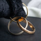 "Cartier" Gold trinity ring