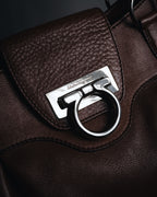 "Salvatore Ferragamo" 00’s Soft gathered gancini top-handle bag