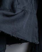 "COMME des GARCONS
COMME des GARCONS" 6 button detail raw edge jacket