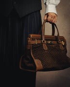 -SPECIAL- "GUCCI" 70's Micro GG suede turn-lock handbag
