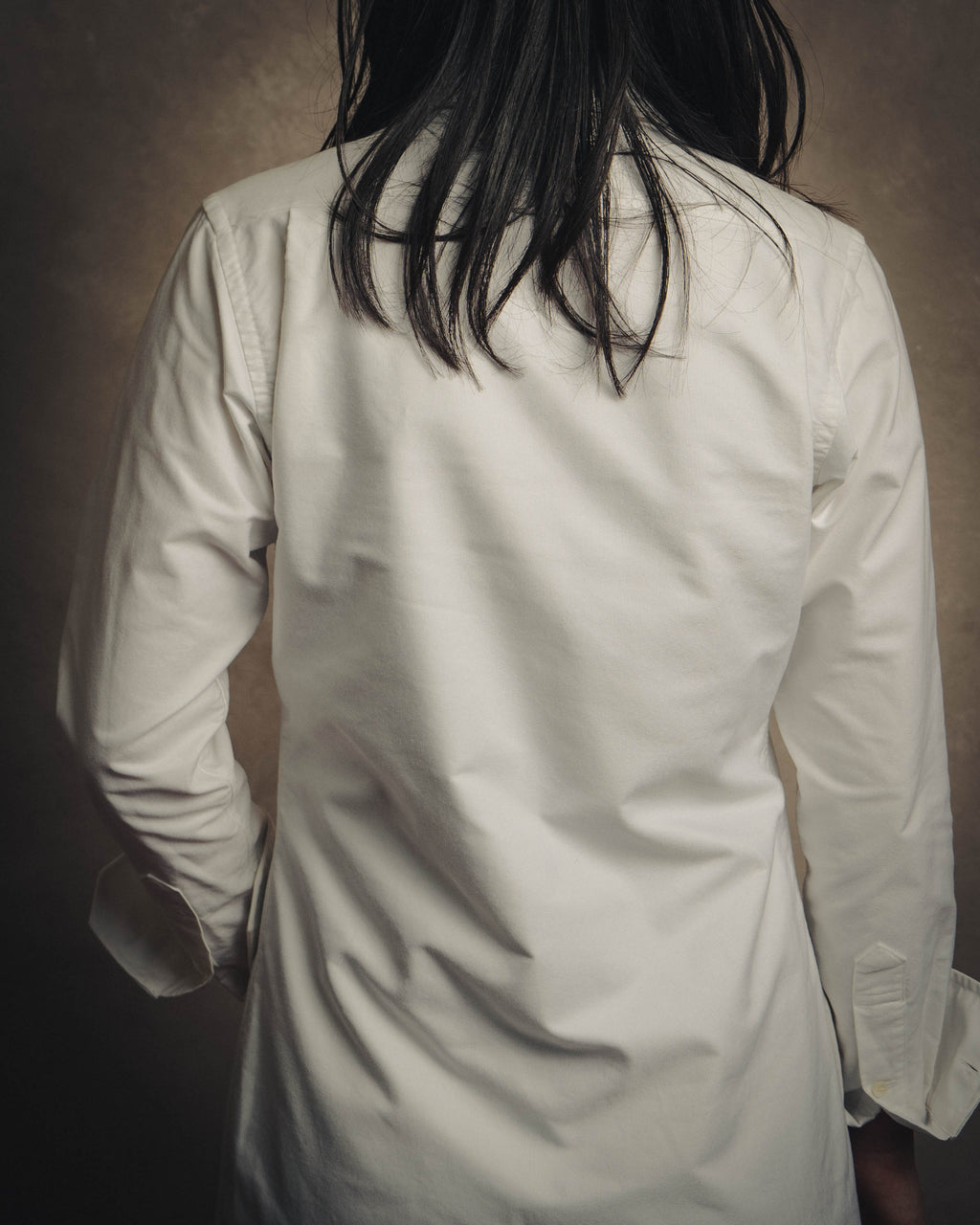 -SPECIAL- “THOM BROWNE” 2010’s tricolor grosgrain oxford shirt dress