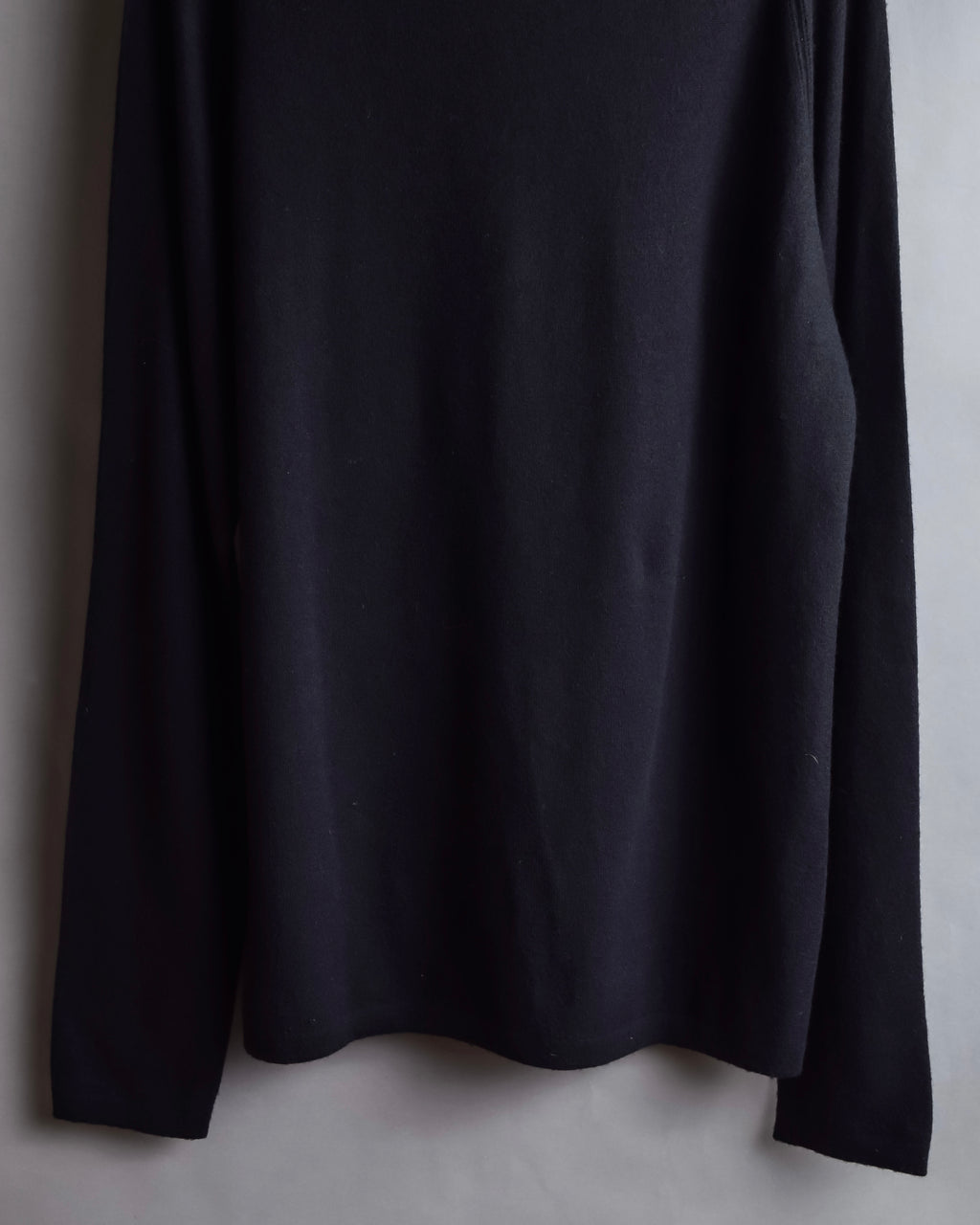 "DIOR" Edith Slimane period double high neck processing knit