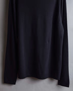 "DIOR" Edith Slimane period double high neck processing knit