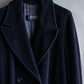 "Weekend Max Mara" Belted design double breasted maxi length wool chester coat