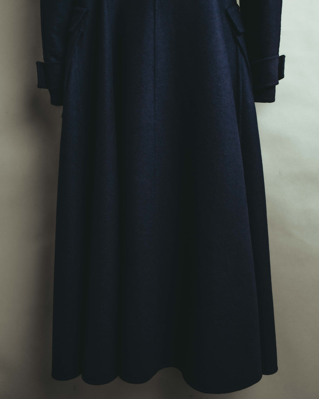 -SPECIAL- “Christian Dior” 2017 AW Navy double breasted A line long coat