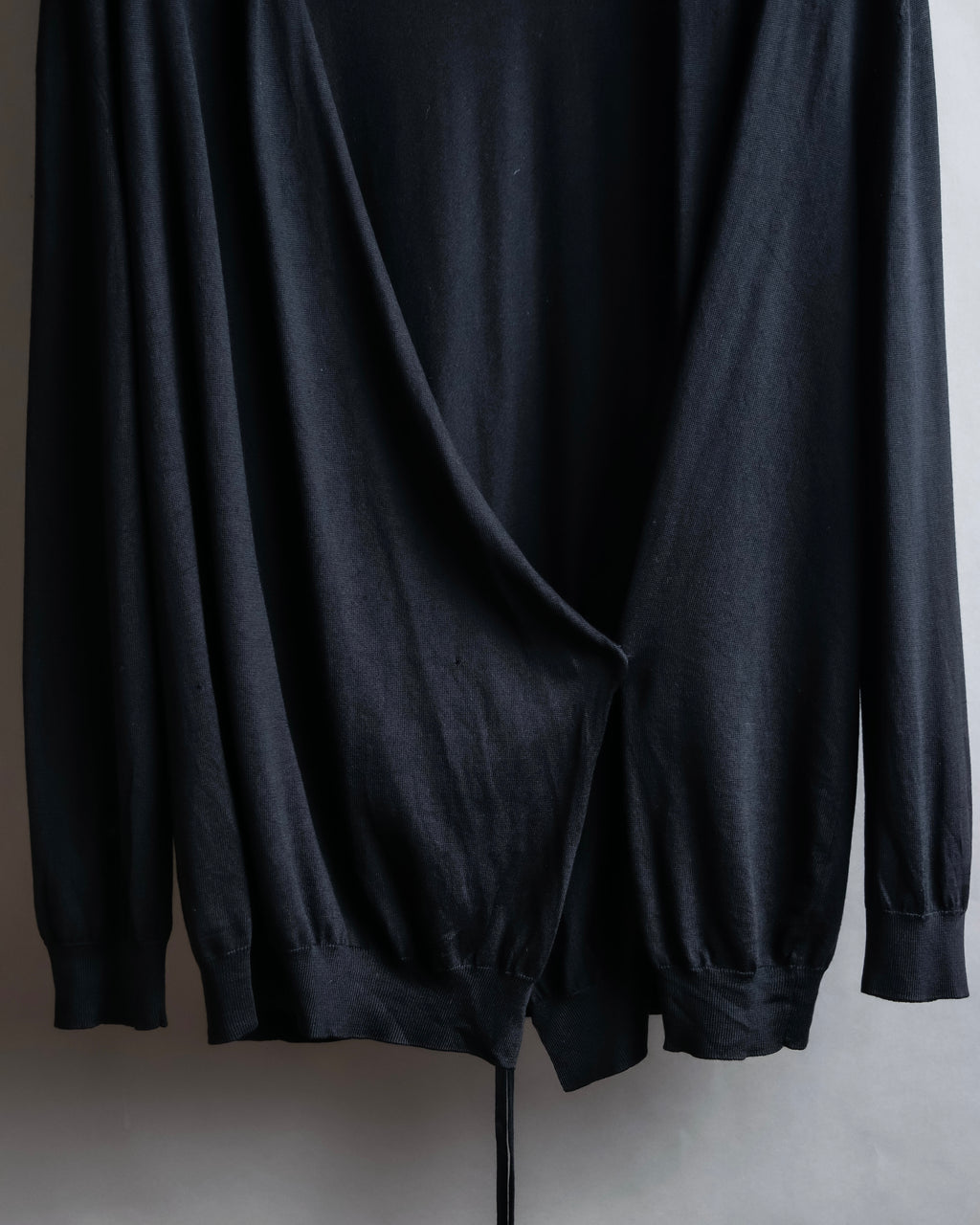 "DOLCE &amp; GABBANA" 100% silk snap button oversized cardigan