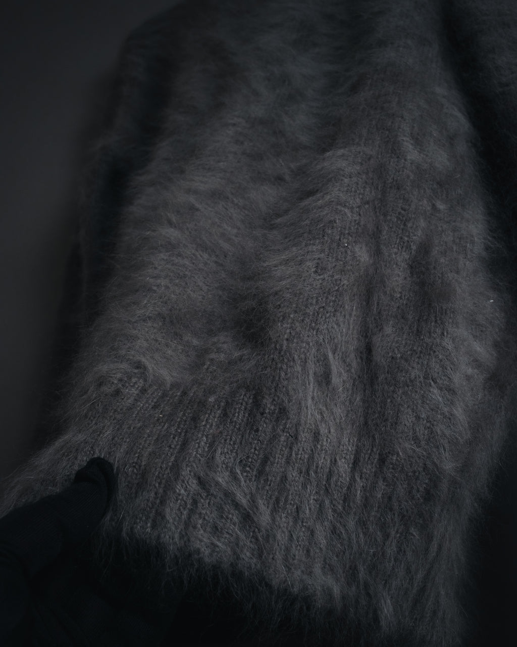 "GUCCI" 2010-11 angora blend brushed crewneck knit