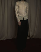 "Salvatore Ferragamo" 2000’s virgin wool knit shirt