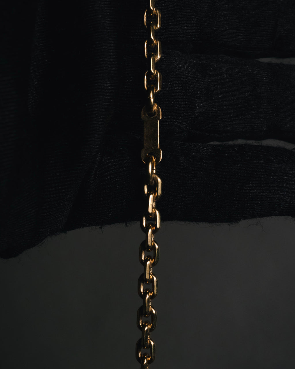 "CELINE" 80’s-90’s square stone pendant charm