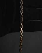 "CELINE" 80’s-90’s square stone pendant charm