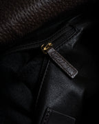 “FENDI” 2010’s Architectural grained leather 3Jours bag