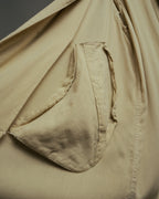 -MOOD Vintage Collections- 80’s-90’s Silk rayon drape long coat