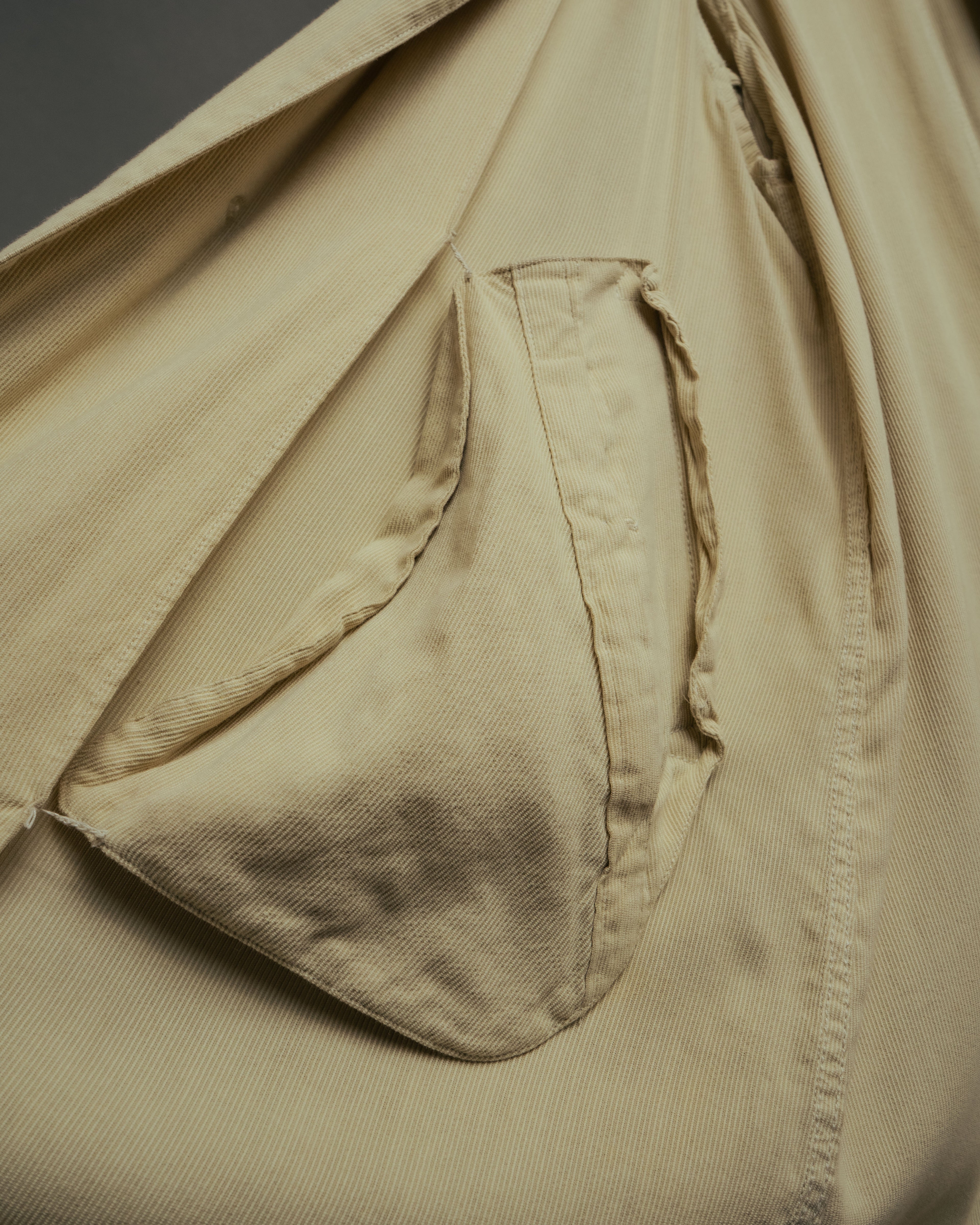 -MOOD Vintage Collections- 80’s-90’s Silk rayon drape long coat